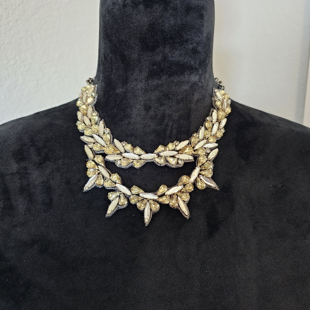 Deepa Gurnani Rhinestone Necklace